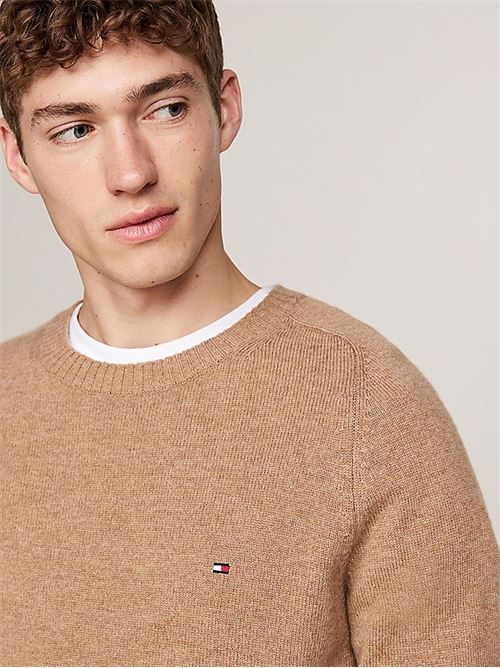 lambswool crew neck TOMMY HILFIGER | MW0MW36535RFG